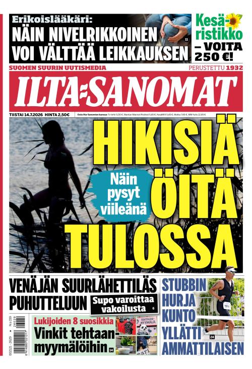 Ilta-Sanomat 14.7.2026