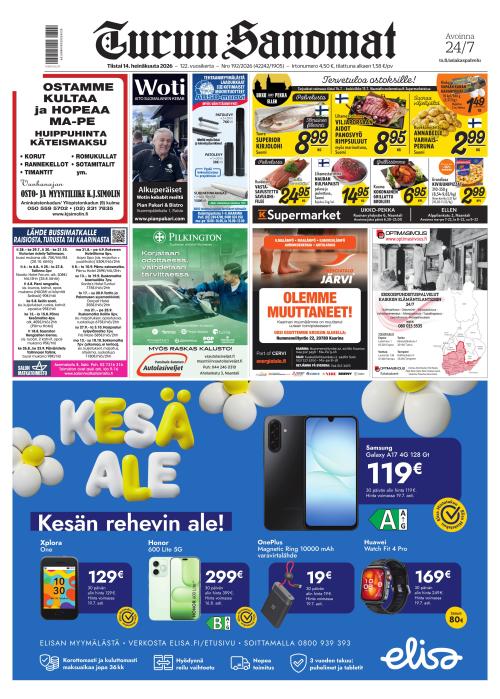 Turun Sanomat 14.7.2026