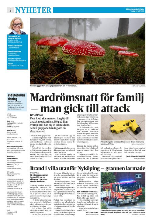 Södermanlands Nyheter 14.7.2026