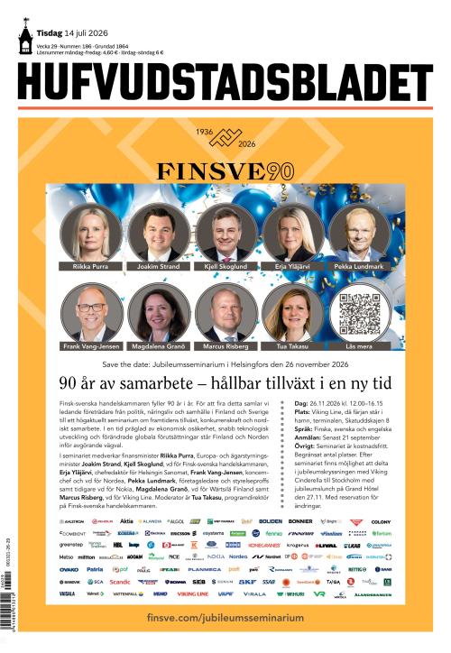 Hufvudstadsbladet 14.7.2026