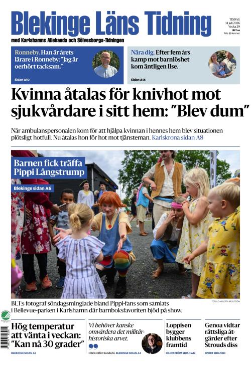Blekinge Läns Tidning 14.7.2026