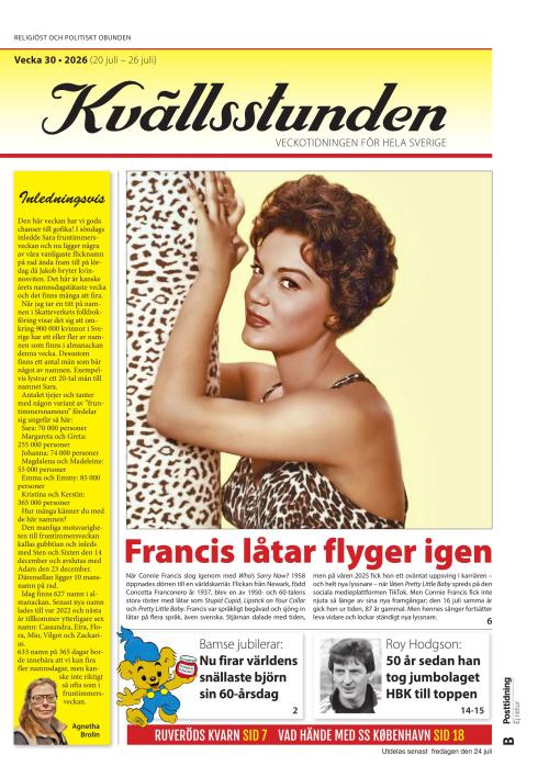 Kvällsstunden 30/2026