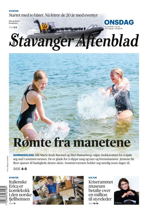 Stavanger Aftenblad 15.7.2026