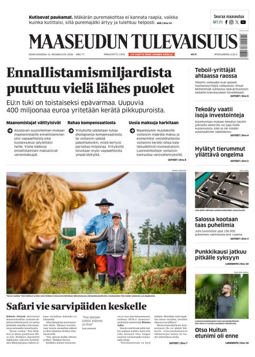 Maaseudun Tulevaisuus 15.7.2026