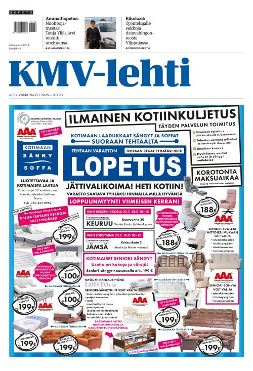 KMV-lehti 15.7.2026