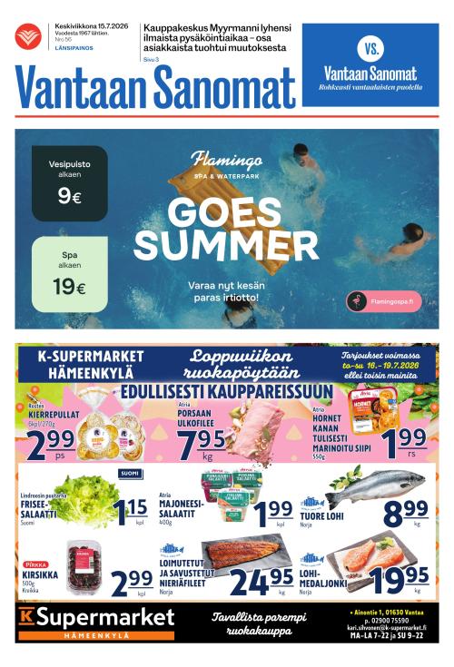 Vantaan Sanomat (Länsi) 15.7.2026