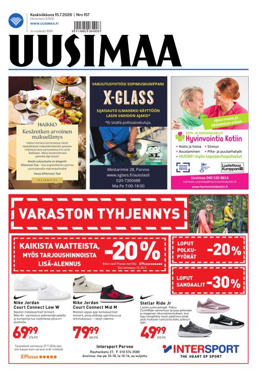 Uusimaa 15.7.2026