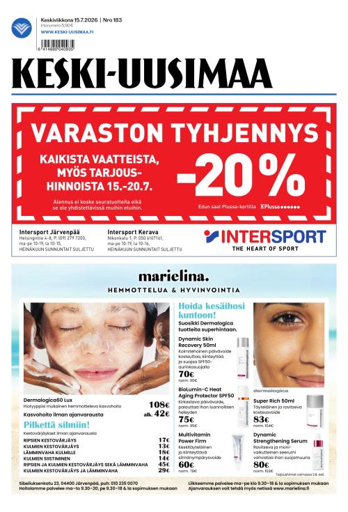 Keski-Uusimaa 15.7.2026