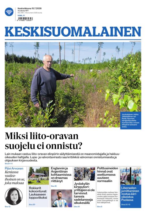 Keskisuomalainen 15.7.2026