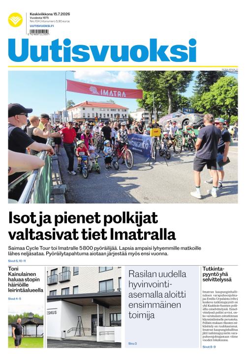 Uutisvuoksi 15.7.2026