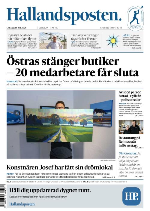 Hallandsposten 15.7.2026