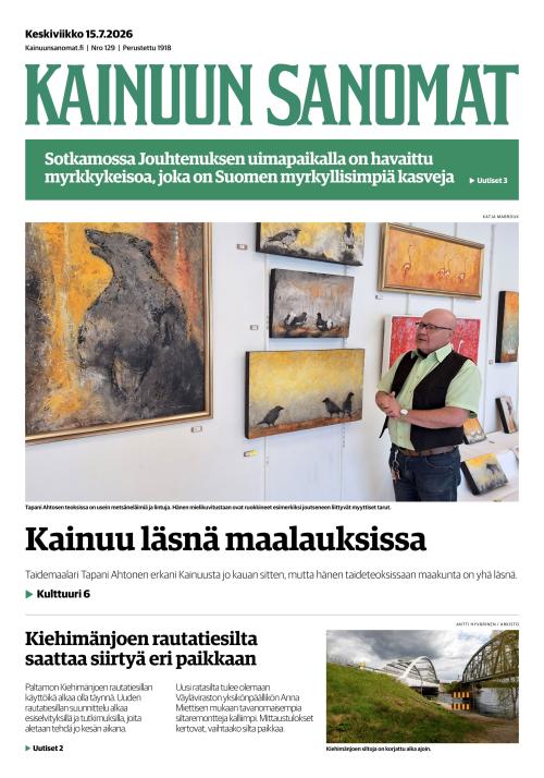 Kainuun Sanomat 15.7.2026