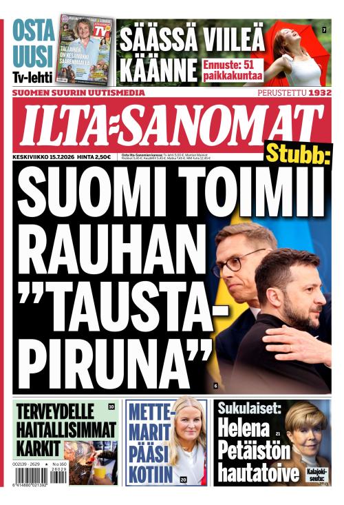 Ilta-Sanomat 15.7.2026