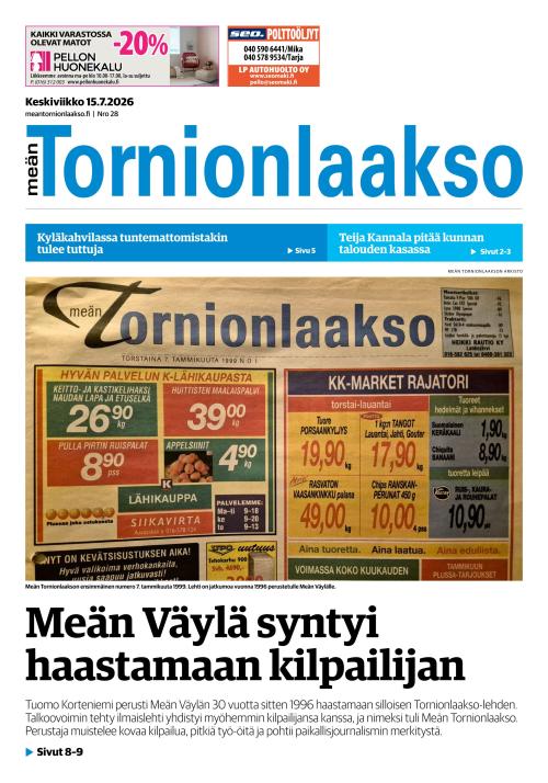 Meän Torniolaakso 15.7.2026