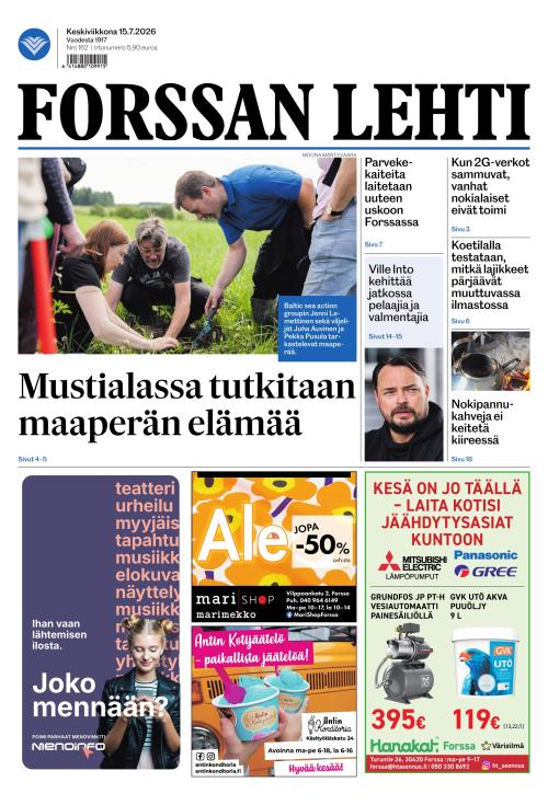 Forssan Lehti 15.7.2026