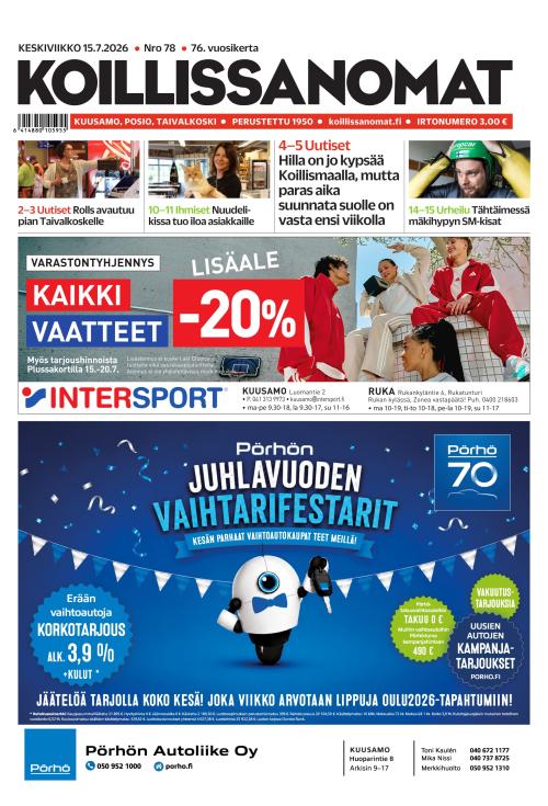 Koillissanomat 15.7.2026