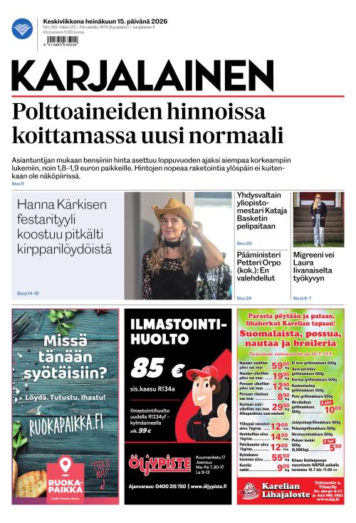Karjalainen 15.7.2026