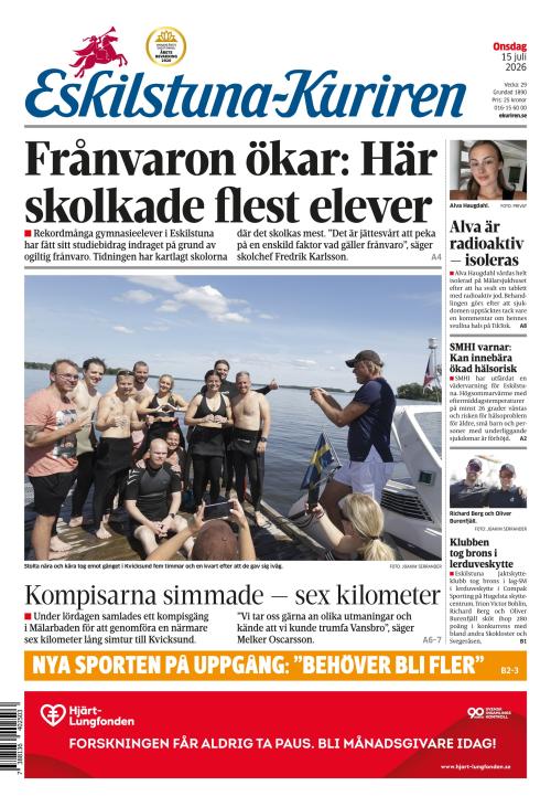 Eskilstuna-Kuriren 15.7.2026