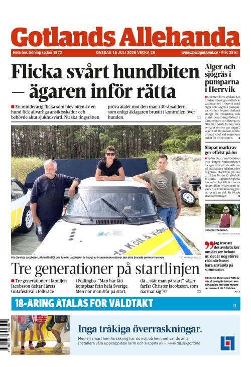 Gotlands Allehanda 15.7.2026