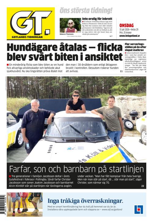 Gotlands Tidningar 15.7.2026