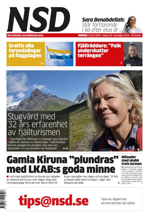 Norrländska Socialdemokraten 15.7.2026