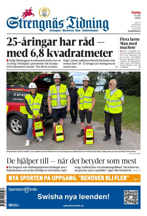 Strengnäs Tidning 15.7.2026