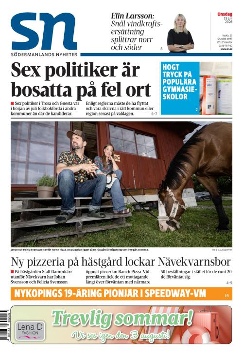 Södermanlands Nyheter 15.7.2026