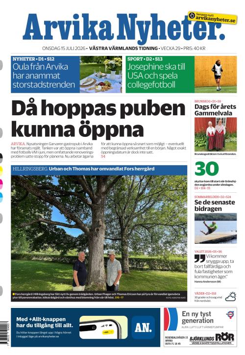 Arvika Nyheter 15.7.2026