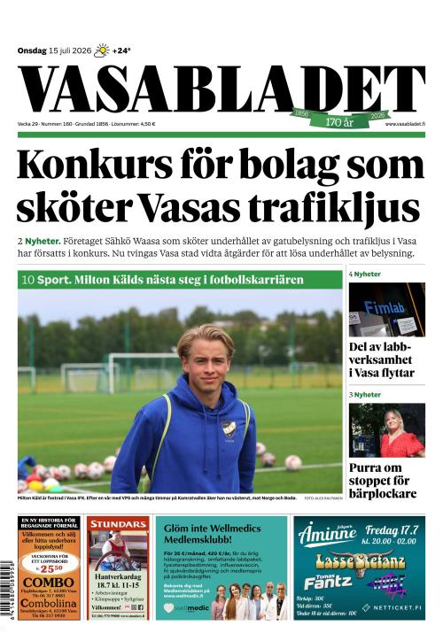 Vasabladet 15.7.2026