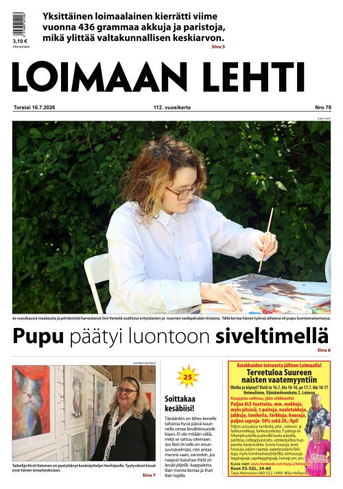 Loimaan Lehti 16.7.2026