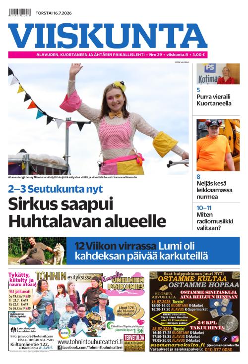 Viiskunta 16.7.2026