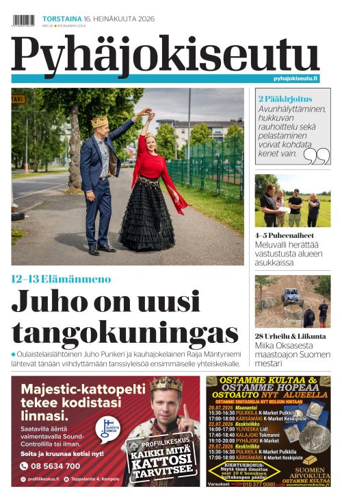 Pyhäjokiseutu 16.7.2026
