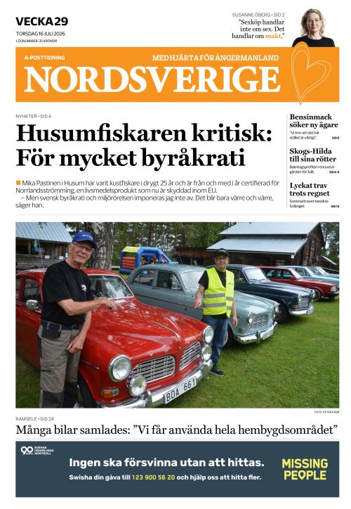 Nordsverige 16.7.2026
