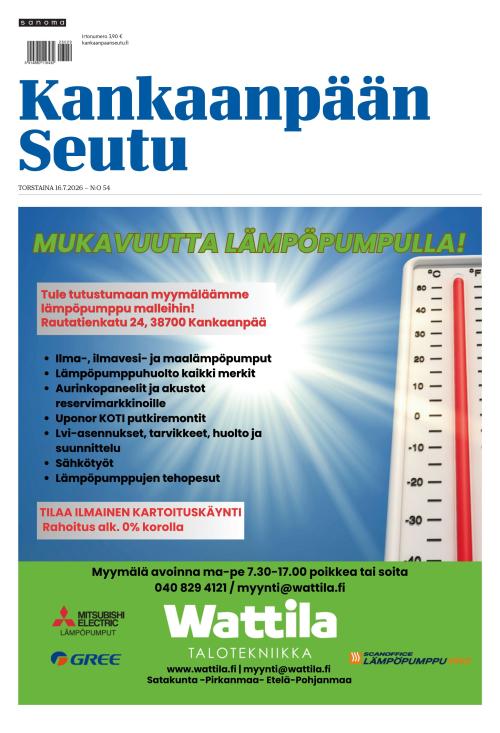 Kankaanpään Seutu 16.7.2026