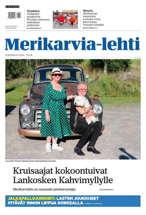Merikarvia-lehti 16.7.2026