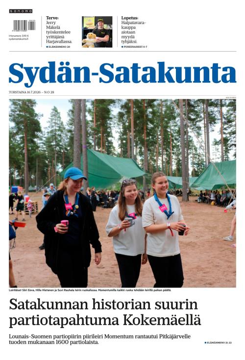 Sydän-Satakunta ja Jokilaakso 16.7.2026