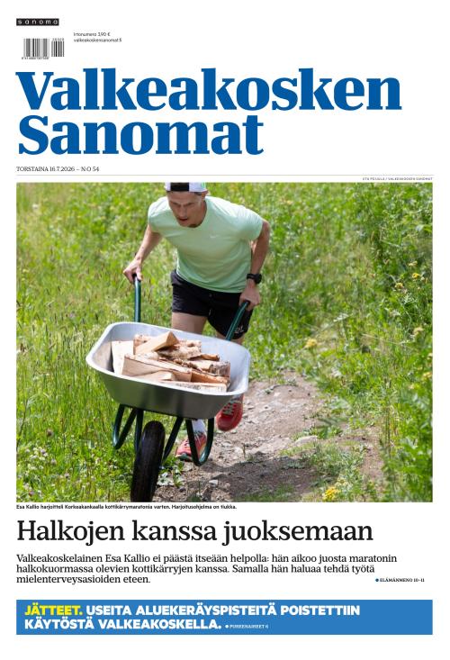 Valkeakosken Sanomat 16.7.2026