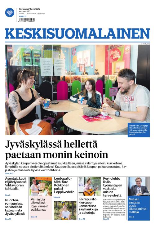 Keskisuomalainen 16.7.2026