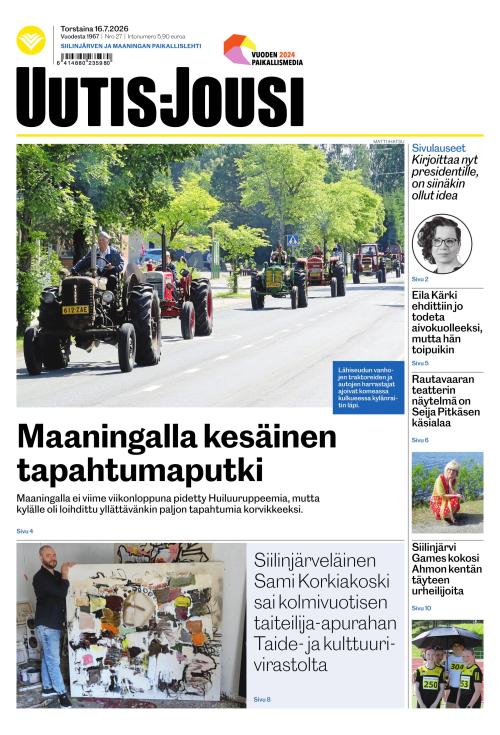 Uutis-Jousi 16.7.2026