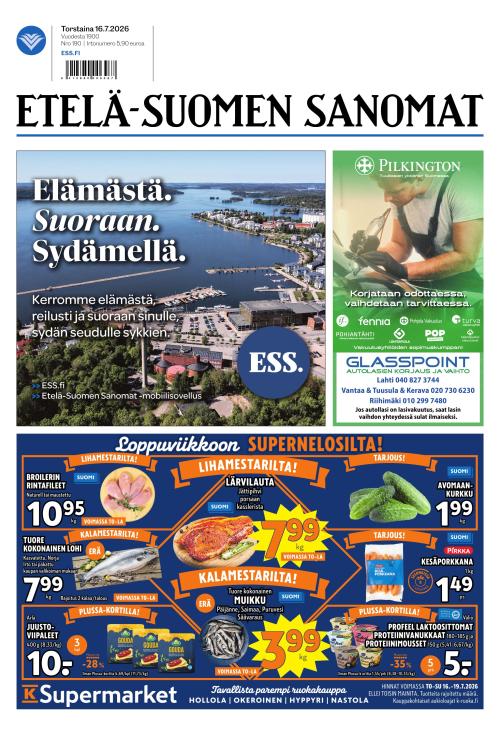 Etelä-Suomen Sanomat 16.7.2026
