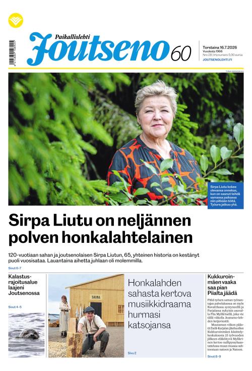 Paikallislehti Joutseno 16.7.2026