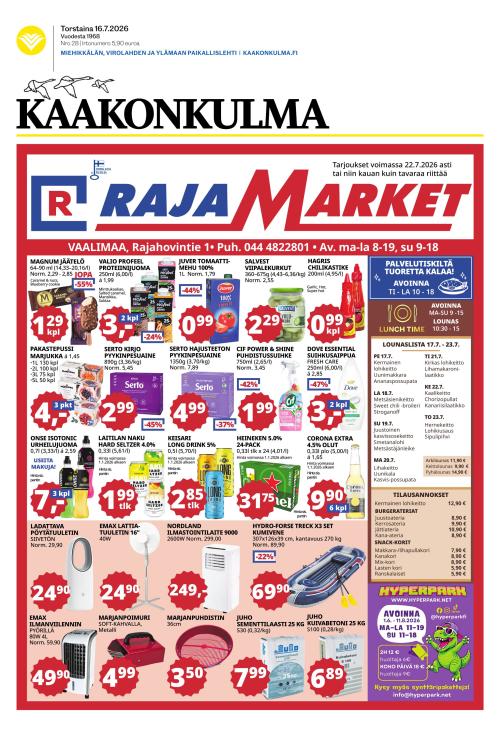Kaakonkulma 16.7.2026