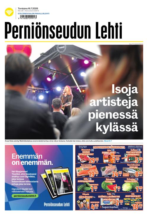Perniönseudun Lehti 16.7.2026