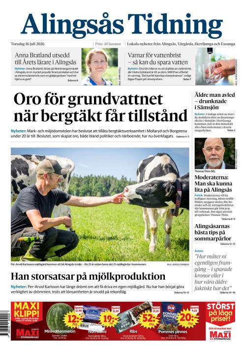 Alingsås Tidning 16.7.2026