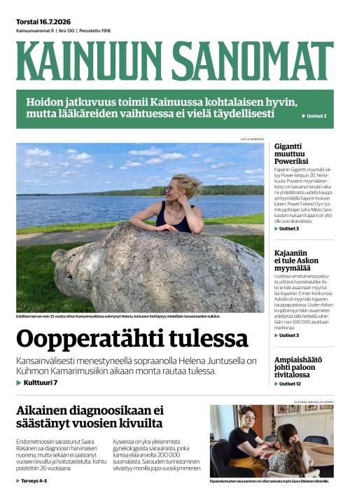 Kainuun Sanomat 16.7.2026