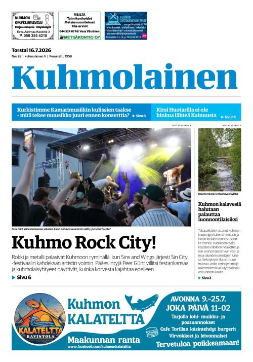 Kuhmolainen 16.7.2026