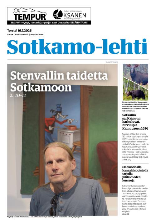 Sotkamo-lehti 16.7.2026