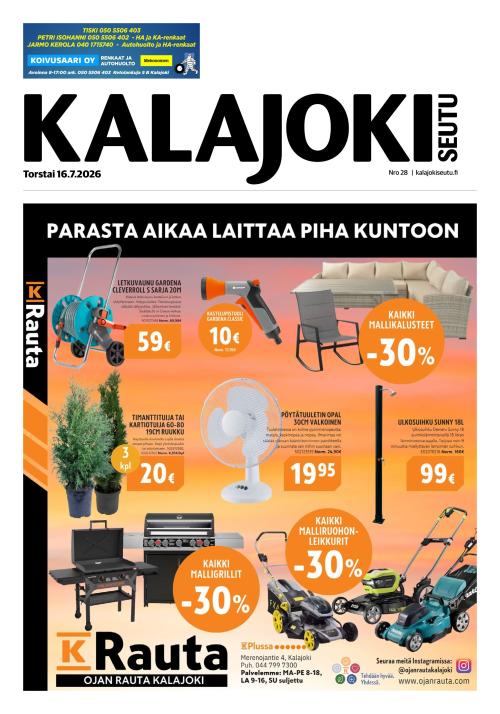 Kalajokiseutu 16.7.2026