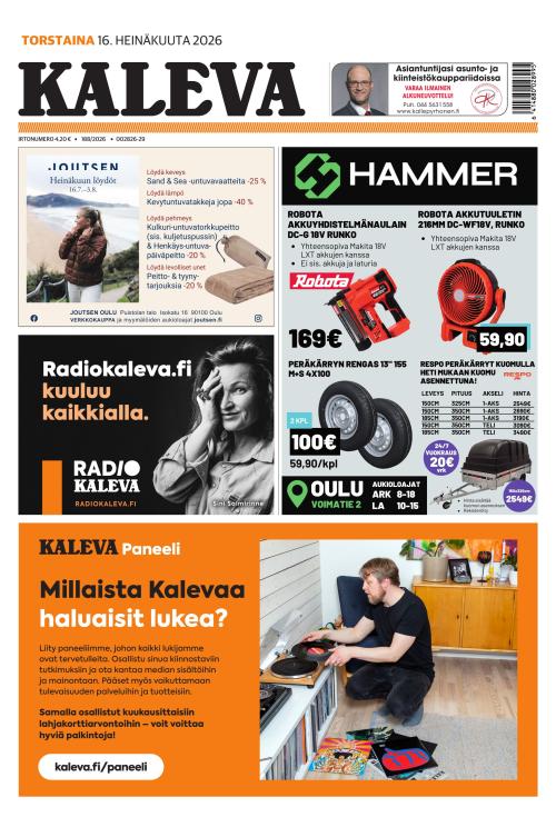 Kaleva 16.7.2026
