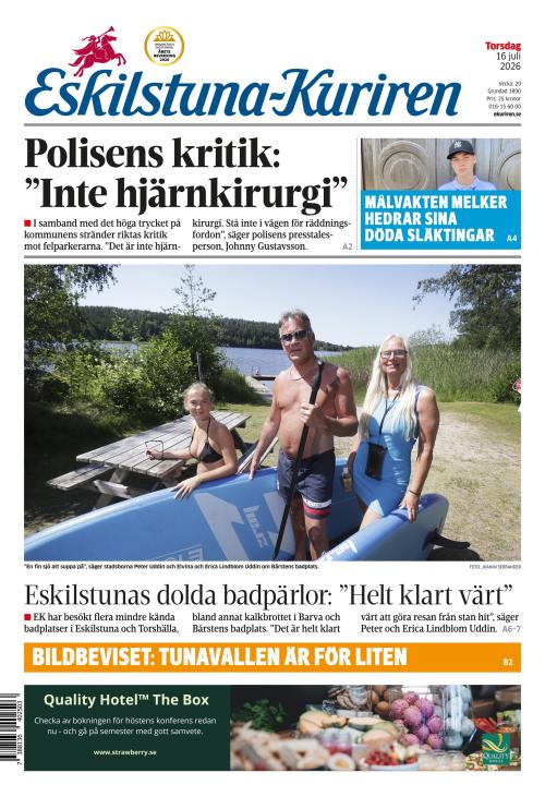 Eskilstuna-Kuriren 16.7.2026